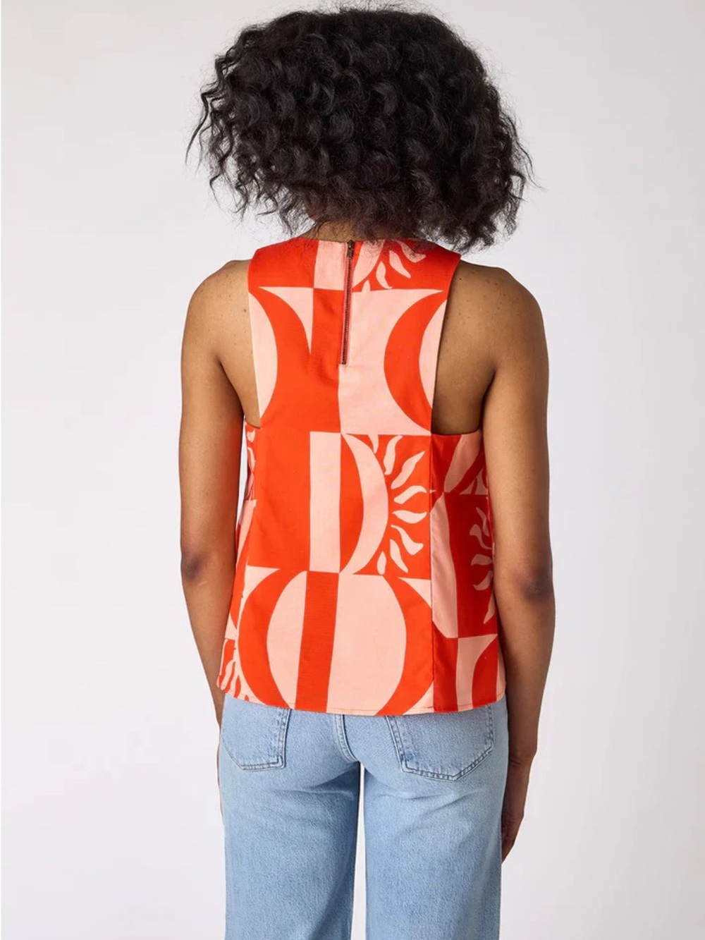 Crosby by Mollie Burch Women’s Orange Wynne Tank Top - Picture 2 of 8